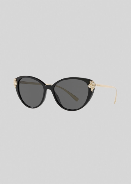 Ochelari de Soare Versace Baroccomania Cat-Eye Dama | ZXQRDGV-68